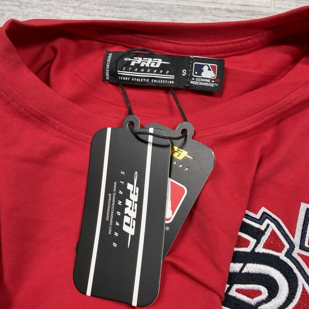Pro Standard St. Louis Cardinals Red/White Embroidered T-Shirt Tee Men's Small - Picture 2 of 10